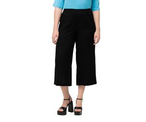 Ulla Popken Femme Jupe-Culotte | Grandes tailles, Plus Size, Jupe-culotte à taille élastique. Jambe large, longueur mollet 827604