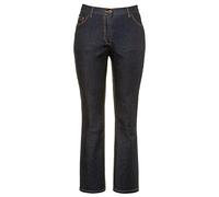Ulla Popken Jeans Marie, Bootcut, Komfortbund, 5-Pocket, Dark Denim, 36W / 32L Femme