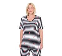 Ulla Popken Femme Pyjama Blanc Neige 50+