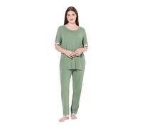 Ulla Popken Femme Pyjama Kaki 50+