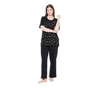 Ulla Popken Femme Pyjama Noir 46+