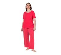 Ulla Popken Femme Pyjama Rouge Fuschsia 54+