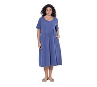 Ulla Popken Femme Robe midi Bleu Atlantique 50+