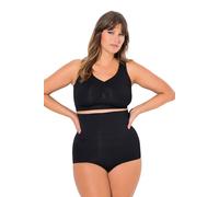 Ulla Popken Femme Shaping-Slip, Hoher Bund, Figurformend Culotte, Noir, 54-56 EU