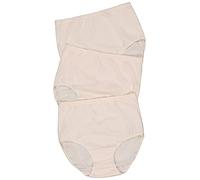 Ulla Popken Slips, 3er-Pack, Perlweiß, 53 Femme