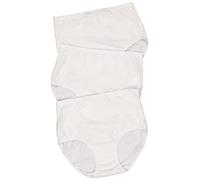 Ulla Popken Femme Slips, 3er-Pack, Schneeweiß, 53 EU