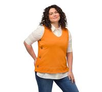 Ulla Popken Femme Sweat-Shirt Mandarine Brillante 50+