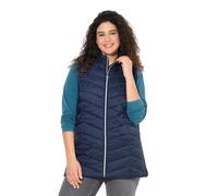 Ulla Popken Grs Hyprar Gilet matelassé imperméable, Noir, 62-64 Femme