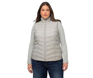 Ulla Popken Grs Hyprar Steppweste Veste, Metallgrau, 44-46 Femme