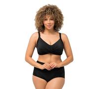 Ulla Popken Haut de Bikini Tina uni, Noir, 54 Femme