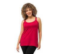 Ulla Popken Haut Spaghetti Caraco, Rouge, 52/54 FR Femmes