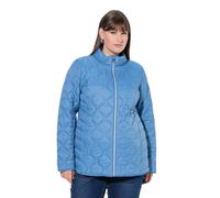 Ulla Popken HYPRAR Veste matelassée légère pour femme Grandes tailles Grande taille Doublure contrastée Imperméable