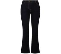 Ulla Popken Jean Bootcut Pantalons, Bleu foncé Denim, 45W / 30L Femme