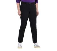 Ulla Popken Jeans, Boyfriend Pantalon décontracté, Noir, 38W / 32L Femmes