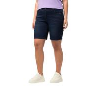 Ulla Popken Jeansbermuda Basic Mous, Blue Denim, 50W / 32L Femme