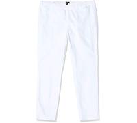 Ulla Popken Jeggings M. Passants de Ceinture Jean Slim, Blanc Neige, W42 / L32 Femme