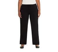 Ulla Popken Jerseyhose Hosen, Noir, 40W X 30L Femme