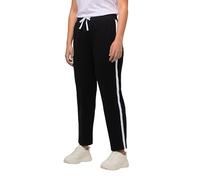 Ulla Popken Jogginghose Pantalons, Schwarz, 50W / 32L Femme