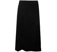 Ulla Popken Jupe pour Femme avec détails noués spéciaux 829360, Noir, 48-50