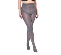 Ulla Popken Essential Mikrofaser-strumpfhose, 60 Den Collants, Gris foncé, 52-54 Femmes