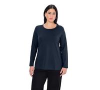Ulla Popken Lani T-Shirt À Manches Longues, Bleu (Blau 71), 60-62 Femme