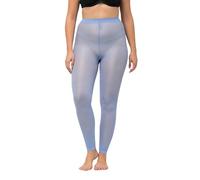 Ulla Popken Legging 60 Deniers Bas, Bleu, 58-60 Femme