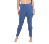 Ulla Popken Legging Grande Taille pour Femme, Grande Taille, Skinny, Taille élastique, certifié Öko-TEX, Bleu Marine Clair, 40W / 32L