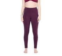 Ulla Popken Legging pour Femme Grandes Tailles Grande Taille Skinny Taille élastique Certifié Oeko-Tex, Rouge Raisin, 50W / 32L