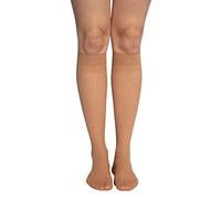 Ulla Popken Kniestrumpf 3er Femme Chaussettes Montantes, Transparent (Teint 26), Taille unique