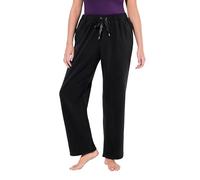 Ulla Popken Loungewear-fleecehose, Gerades Bein, Elastikbund Pantalons Femme (lot de 1)