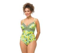 Ulla Popken Maillot de Bain Vicky Citronnelle 826549 Maillot de Bain Une pièce Femme