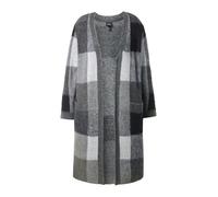 Ulla Popken Manteau en tricot gris / anthracite / graphite / gris clair, Taille L-XL