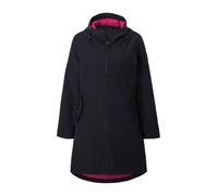 Ulla Popken Manteau fonctionnel 'Hyprar' rose foncé / noir, Taille XXXL-4XL