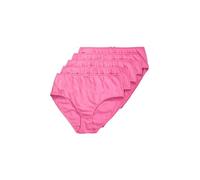Ulla Popken Midislips, 5er-Pack, Einfarbig, BIS GR. 66/68 Lot de 5 Slips, Rose, 58-60 Grande Taille Femmes