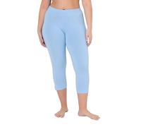 Ulla Popken Pantacourt pour Femme Grande Taille Longueur 7/8 Taille élastique Jusqu'à la Taille 66/68