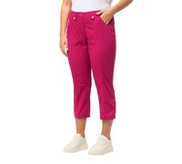 Ulla Popken Pantalon Cargo 7/8, Fuchsia, 47W X 32L Femme