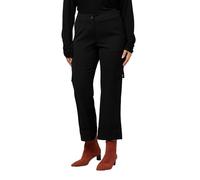 Ulla Popken Pantalon Cargo avec Revers, Noir, 50 Femme