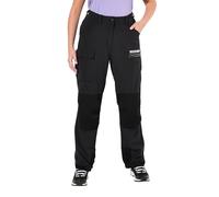 Ulla Popken Pantalon de Trekking Hybride Multifonction, Noir, 40W / 32L Femme