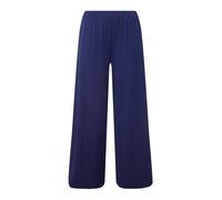 Ulla Popken Pantalon Marlenehose, Bleu, 40W x 32L Femme