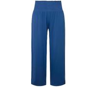 Ulla Popken Pantalon Marlenehose, Jambe, Large Taille élastique 810126, Bleu, 40W x 32L Femmes