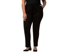 Ulla Popken Pantalon, Noir, 45W / 30L Femme