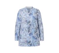 Ulla Popken Pull-over bleu ciel / bleu clair / gris, Taille L-XL