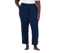 Ulla Popken Pyjamahose, Gerade Lange Passform - Einfarbig Oder Mit Herzmuster Bas de pyjama Femme (lot de 1)