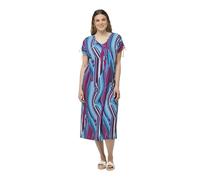 Ulla Popken Robe en Jersey imprimée 832021, Lilas, 48-50 Femme