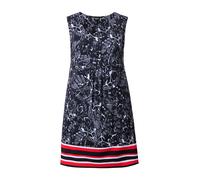 Ulla Popken Robe gris foncé / rouge / noir / blanc, Taille 50-52