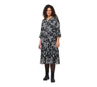 Ulla Popken Robe, imprimé, Marine, 52-54 Femme