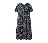 Ulla Popken Robe marine / blanc, Taille 54-56