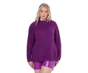 Ulla Popken Rollkragen Pullover Pull-Over, mûres, 58-60 Femme