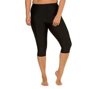 Ulla Popken Schwimmcapri Maillot de Bain, Noir, 66 Femme