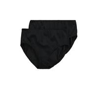 Ulla Popken Slip, 2er Culotte, Noir (Schwarz 10), 44-46 (Lot de 2) Femme